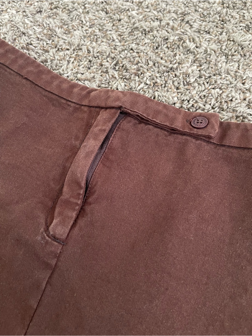 John Galt Brandy Melville Brown Denim Mini Skirt Size S Small Cotton Mid Rise - Picture 9 of 12